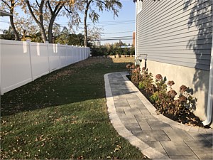 nicolock granite city alpine smooth with marble blend rustico 6x9 border jericho side walk way walkway brick pavers side walk sidewalk stasi